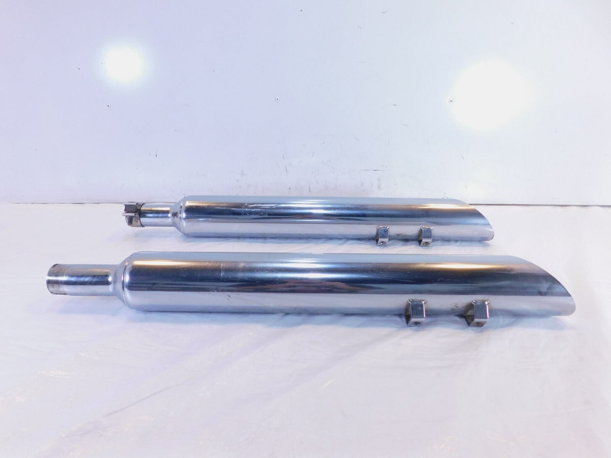 Harley Electra Glide & Road King Screamin Eagle Slip on Exhaust Mufflers Cans - C3 Cycle