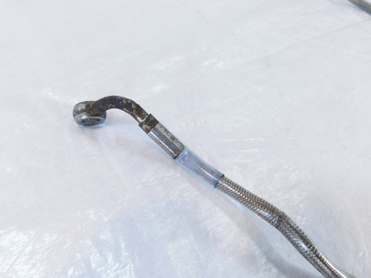 Harley Braided Electra Glide Ultra & Classic Dual Disc Front Brake Line Hose - C3 Cycle