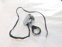 Harley Davidson Chrome Softail Dyna VRod Front Turn Signal Indicator w/ Bracket - C3 Cycle