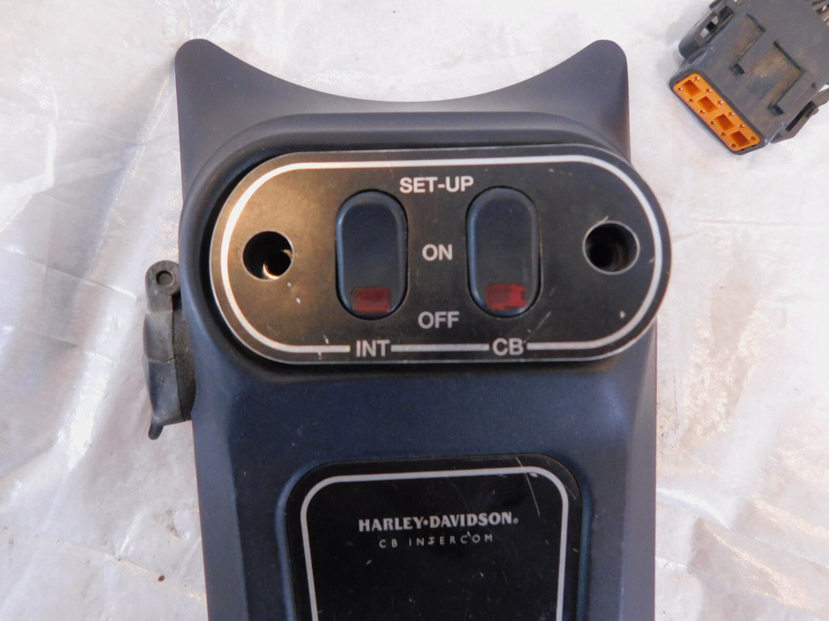 Harley Electra Glide CB Radio Intercom Fuel Gas Tank Console & Button Switches - C3 Cycle