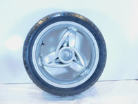 2001-2005 BMW F650 CS F650CS Scarver Silver Rear Rim Wheel & Tire - 36317681009 - C3 Cycle
