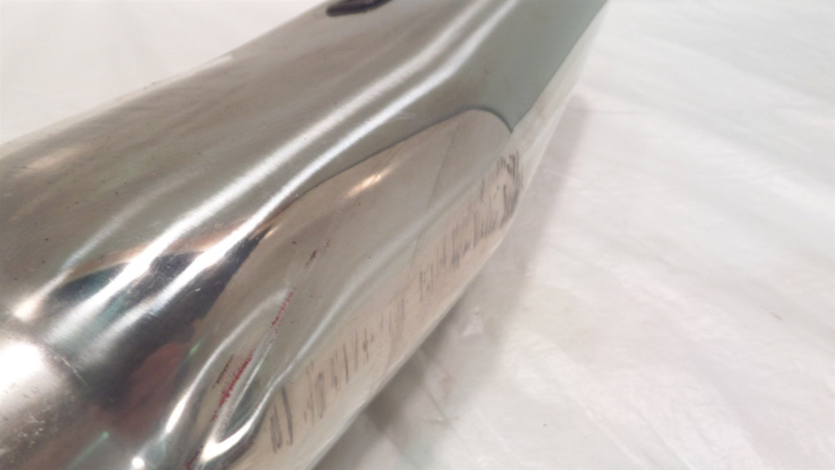 2002 02 Honda VFR800 VFR 800 Interceptor Rear Exhaust Muffler Shield Left Cover - C3 Cycle