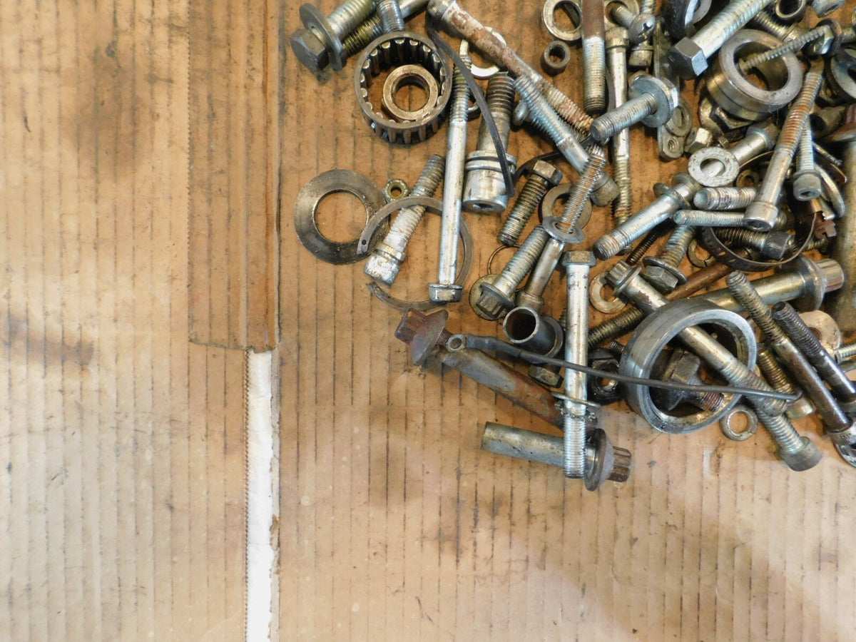 2001 01 Harley Davidson Sportster 883 Nuts Bolts & Brackets Parts Box Lot