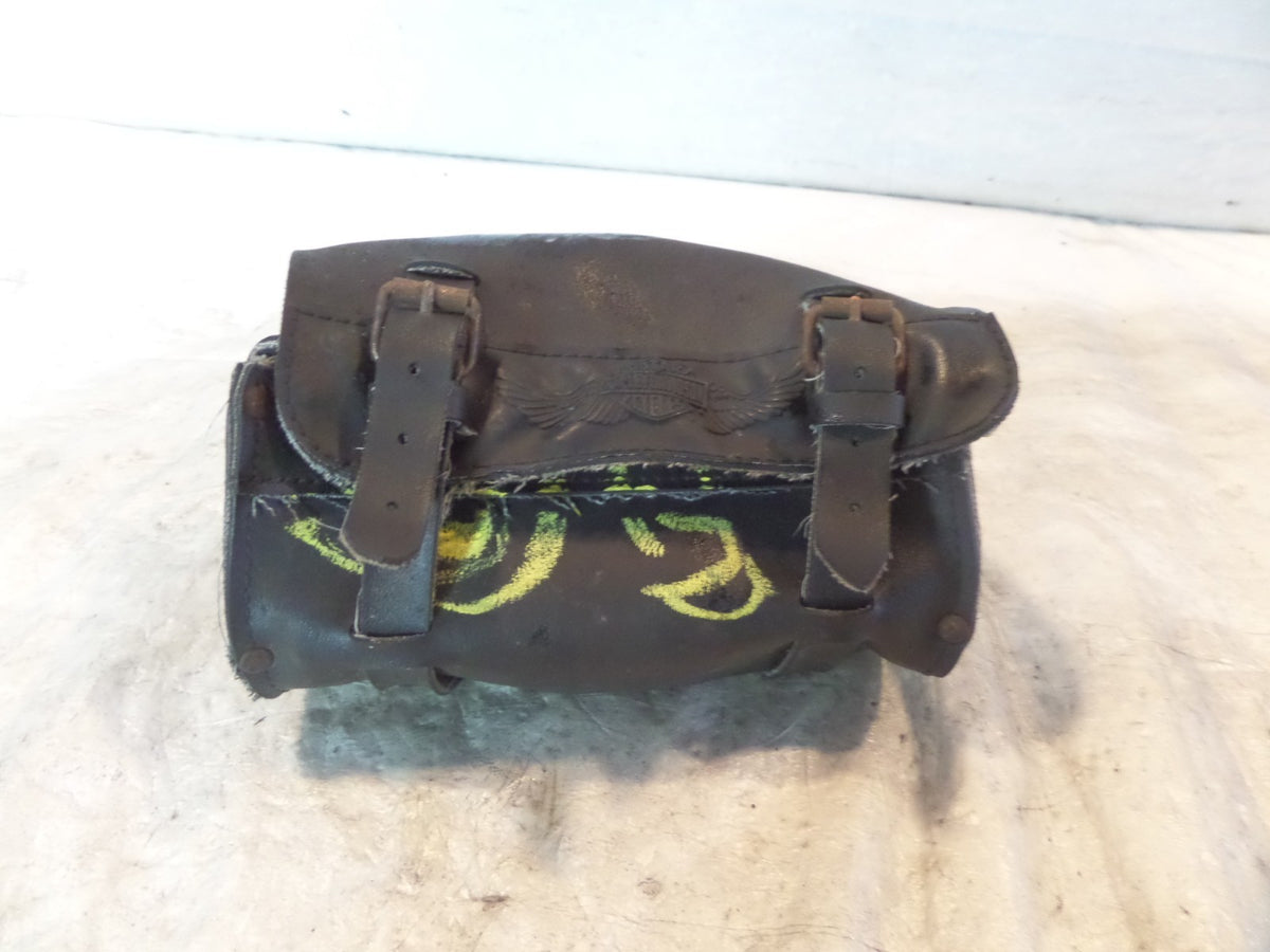 Harley Davidson Dyna Softail or Sportster 7.5" Front Fork Leg Pouch Tool Bag - C3 Cycle