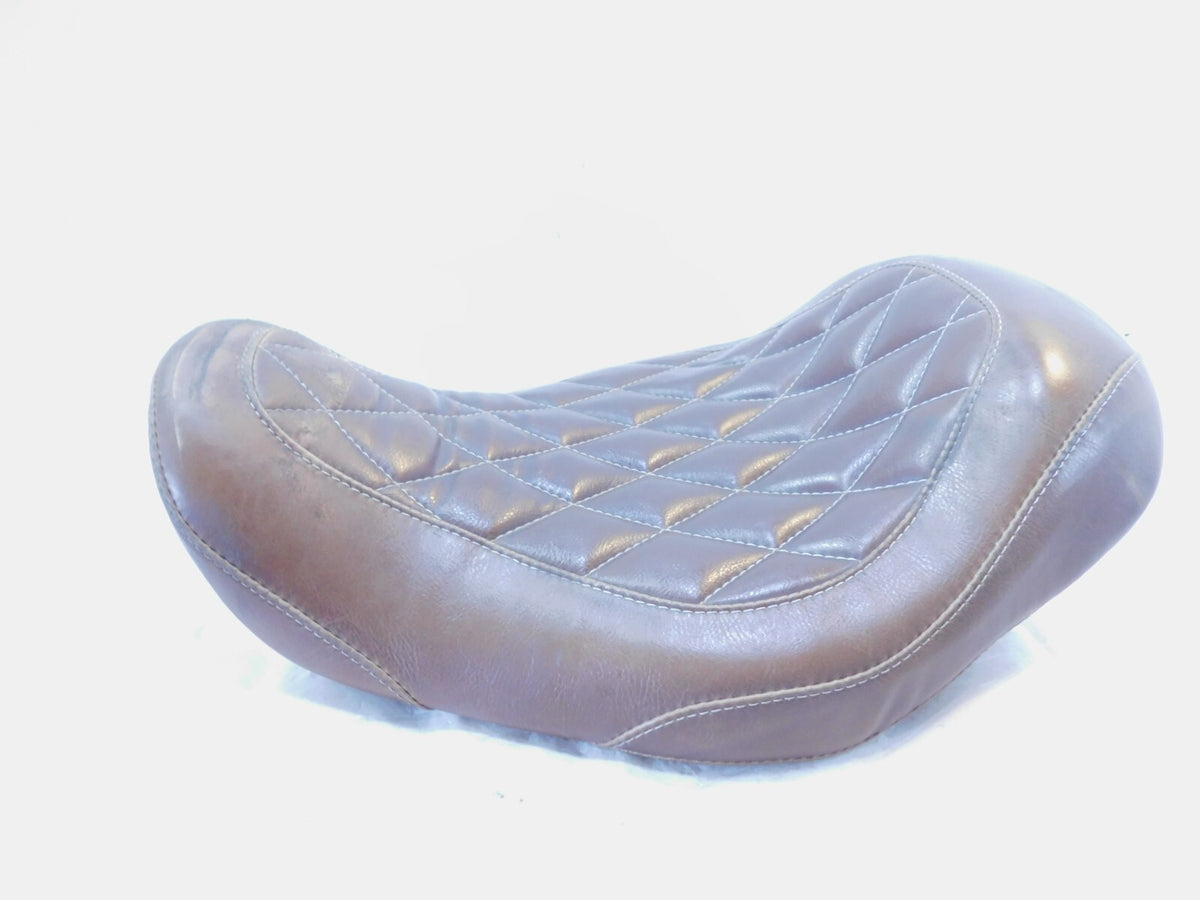 Harley Davidson Dyna Wide Glide Street Fat Bob Brown Mustang Front Solo Seat - C3 Cycle