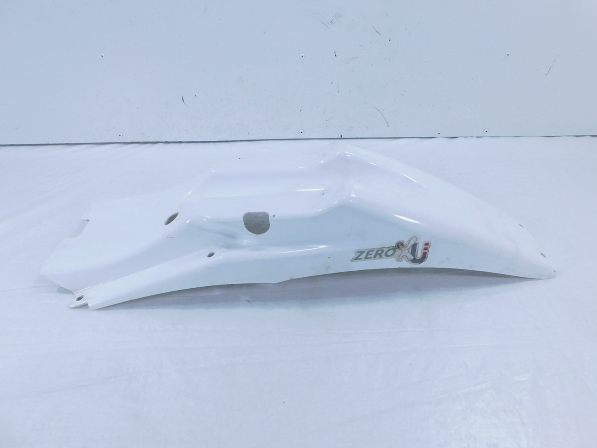 2012 12 Zero Motorcycle XU White Rear Wheel Fender Mudguard Tail Section Cover - C3 Cycle