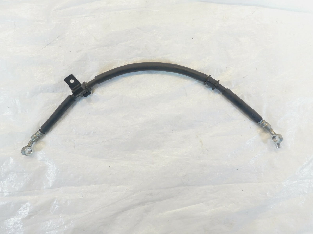 Kawasaki ER650 EX650 Ninja 650 Black Front Brake Left to Right Caliper Hose Line - C3 Cycle