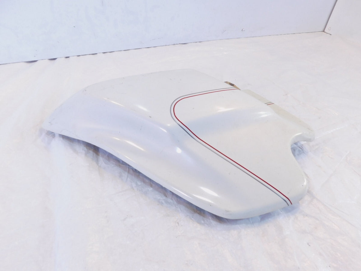 Harley Touring Road King Electra Glide Ultra Classic White Left Side Cover - C3 Cycle