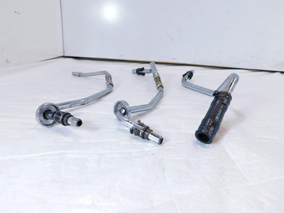 Harley Davidson Softail Heritage Classic Fat Boy Chrome Oil Tank Pipe Hose Lines - C3 Cycle