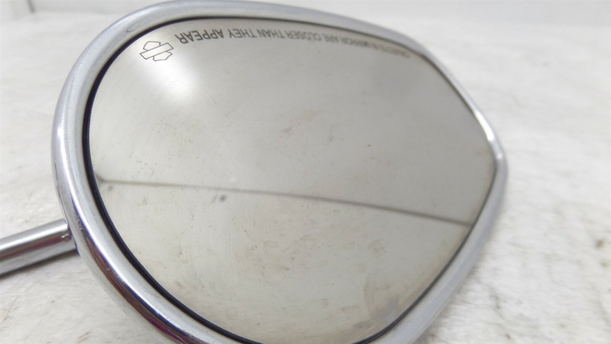 Harley Davidson FXR & Softail & Dyna & Sportster Left Chrome Rear View Mirror - C3 Cycle