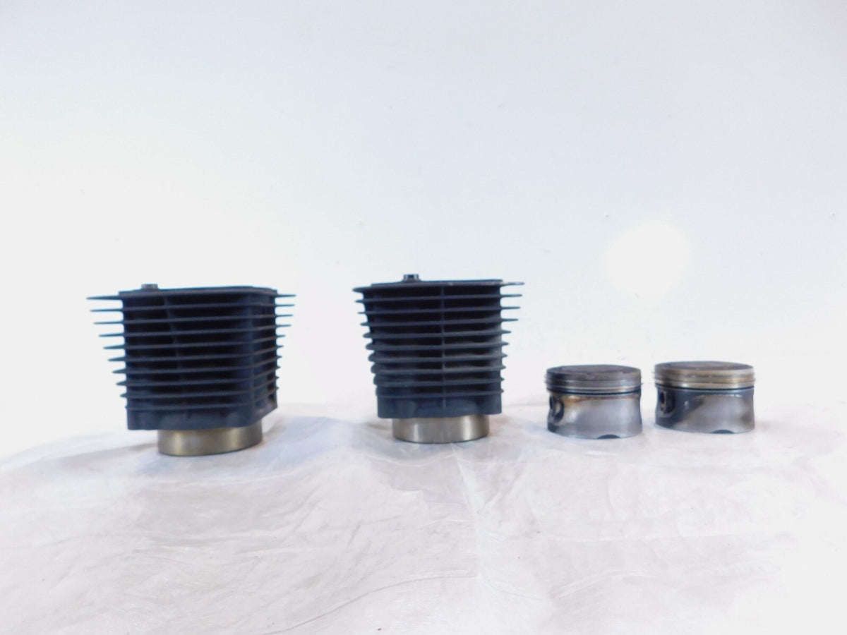 1999-2001 Buell X1 Lightning Black Front & Rear Cylinder Barrel Jugs w/ Pistons - C3 Cycle