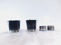 1999-2001 Buell X1 Lightning Black Front & Rear Cylinder Barrel Jugs w/ Pistons - C3 Cycle