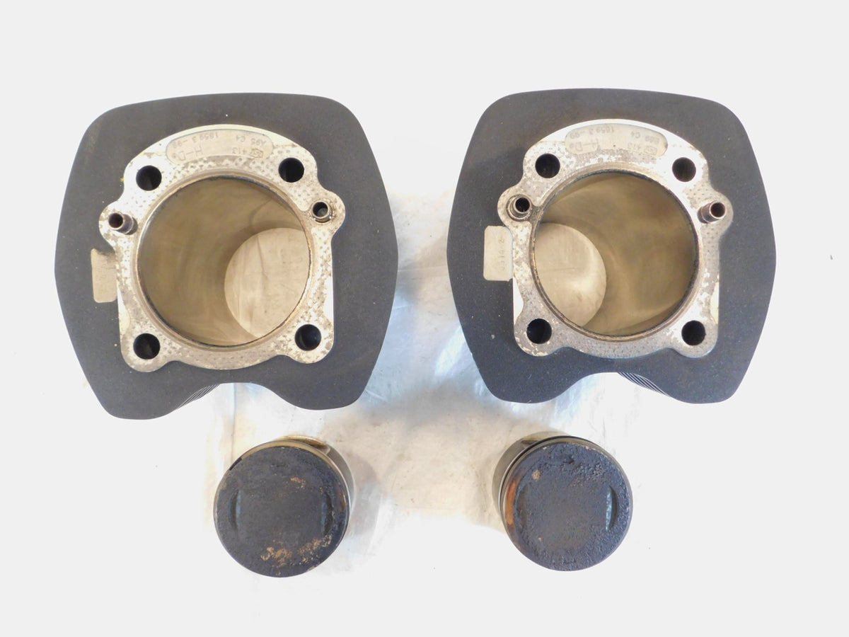 Harley Davidson Twin Cam Touring Dyna & Softail Engine Pistons & Black Cylinders - C3 Cycle
