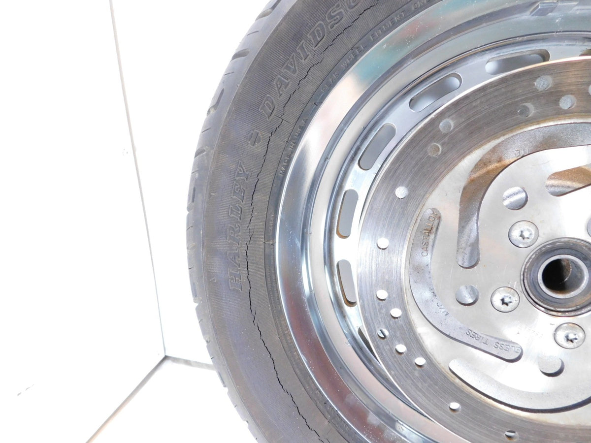 2005-2007 Harley Davidson Sportster 1200 Chrome Custom Cast Rear Wheel Rim - C3 Cycle