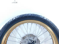 2012 Zero Motorcycle XU Spoked Laced Wire Front Wheel Rim w/ Tire & Brake Rotor - C3 Cycle