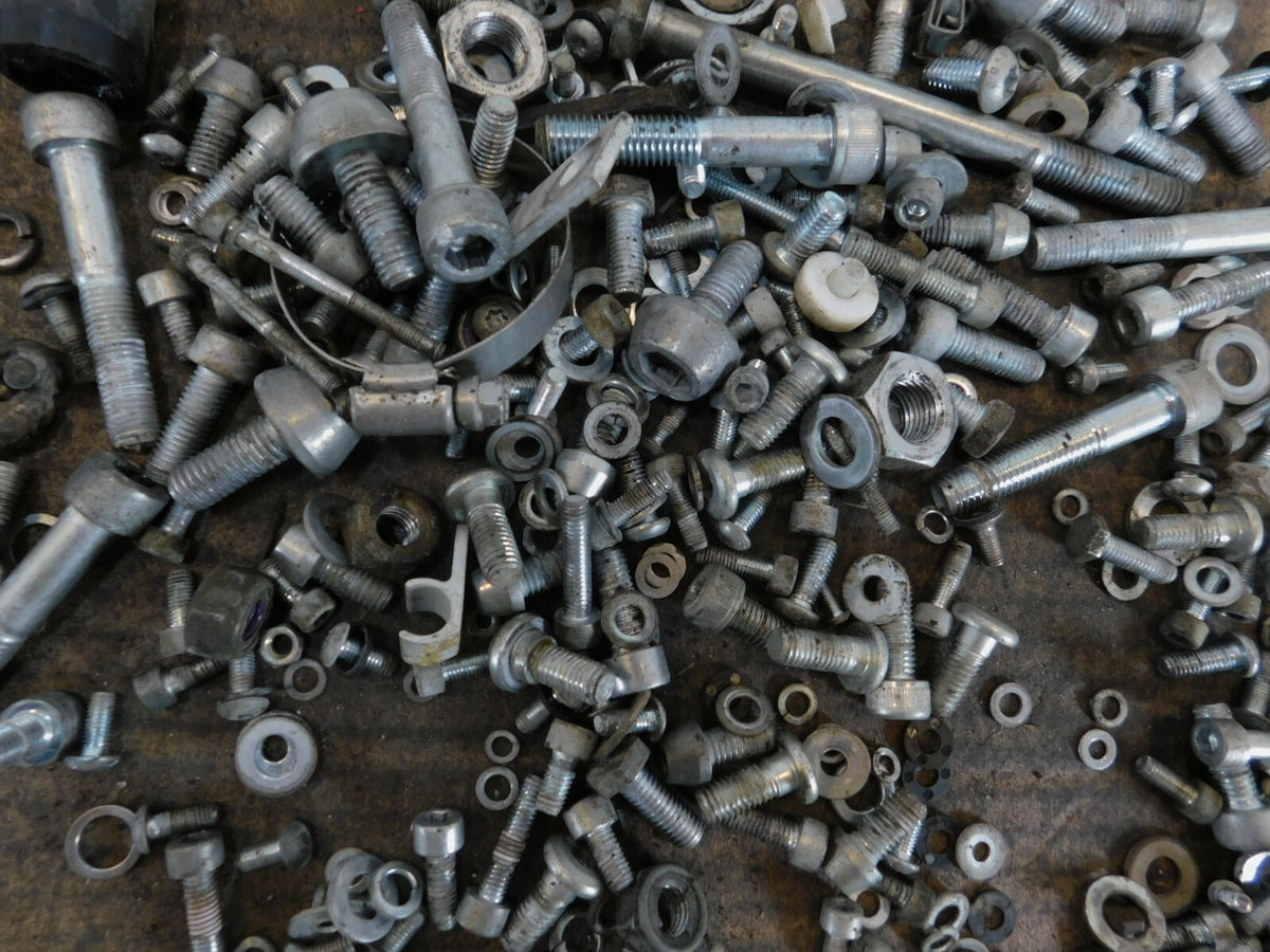 2016 Victory Brammo Empulse TT Engine & Body Nuts Bolts & Brackets Parts Box Lot - C3 Cycle