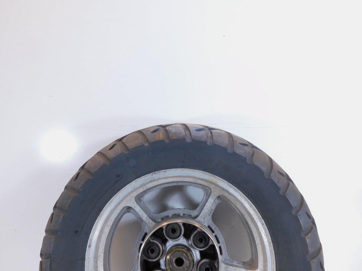 Honda VT1100 VT1100C Spirit Shadow 1100 Silver Cast Rear Spoked Wheel Rim & Tire - C3 Cycle