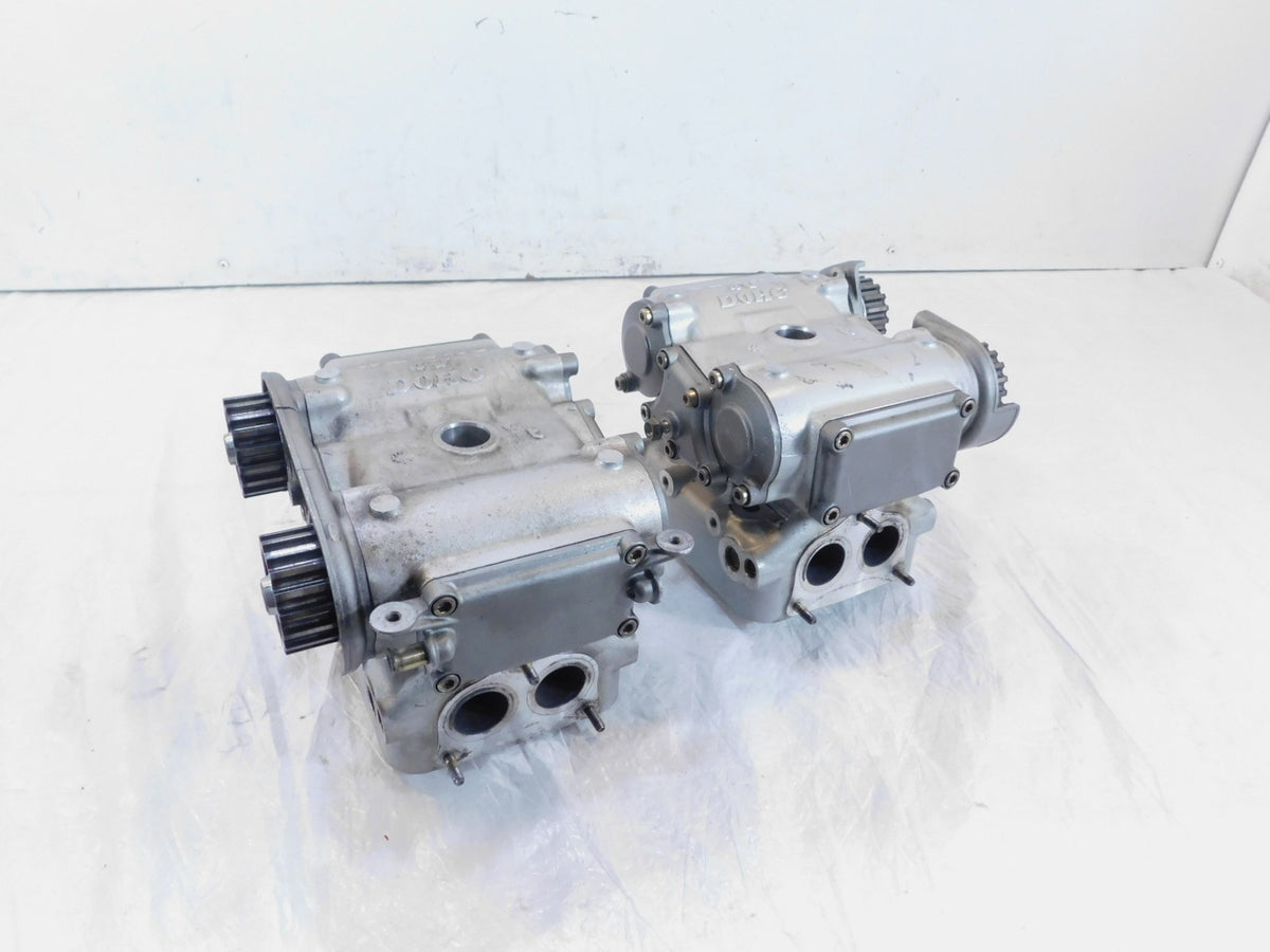 1999-2001 Ducati Sport Touring ST4 Engine Motor Cylinder Heads w/ Valve Cover - C3 Cycle