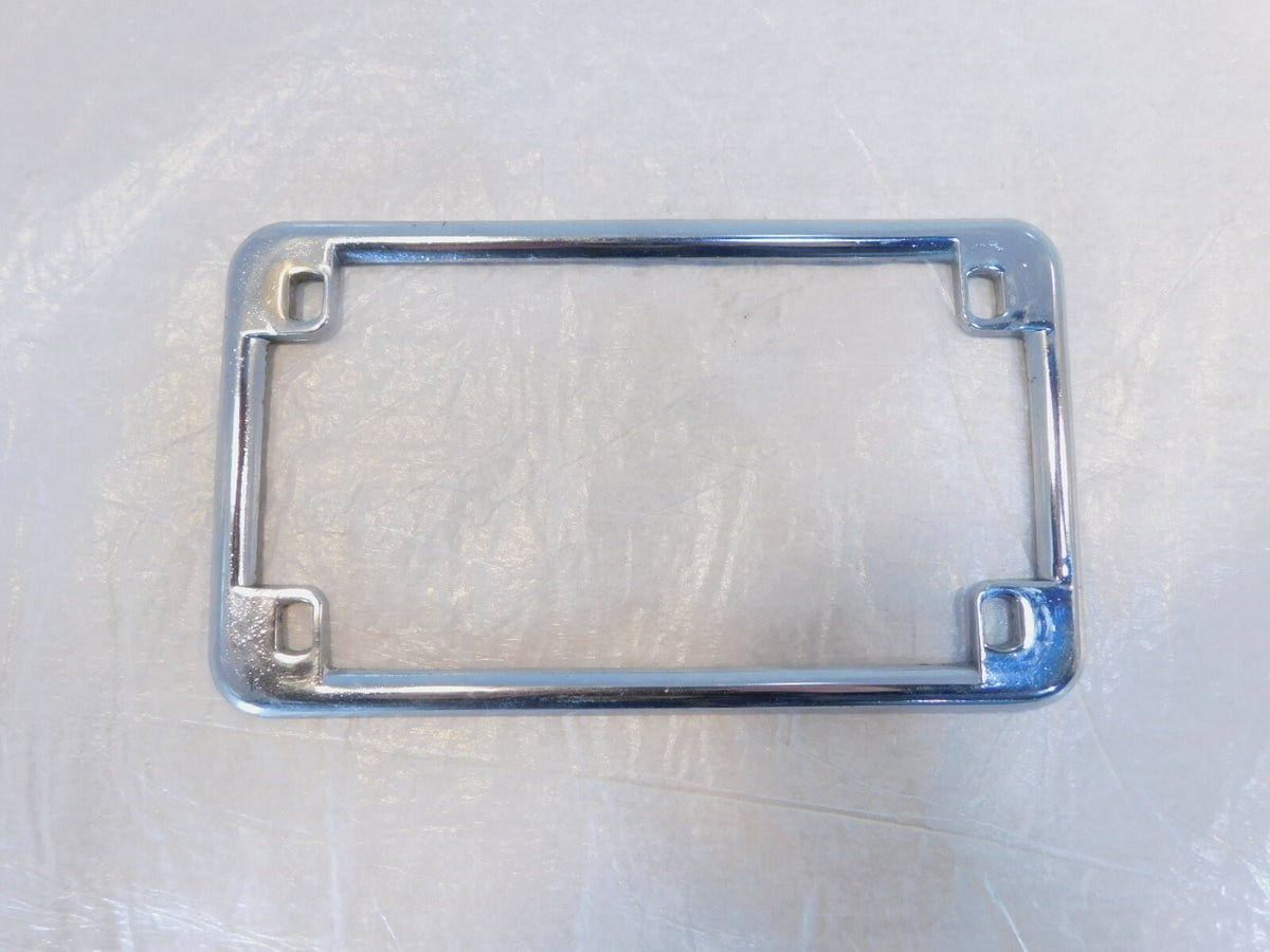 2003 Victory V92 Classic Cruiser Chrome Rear License Plate Bracket Trim Frame - C3 Cycle