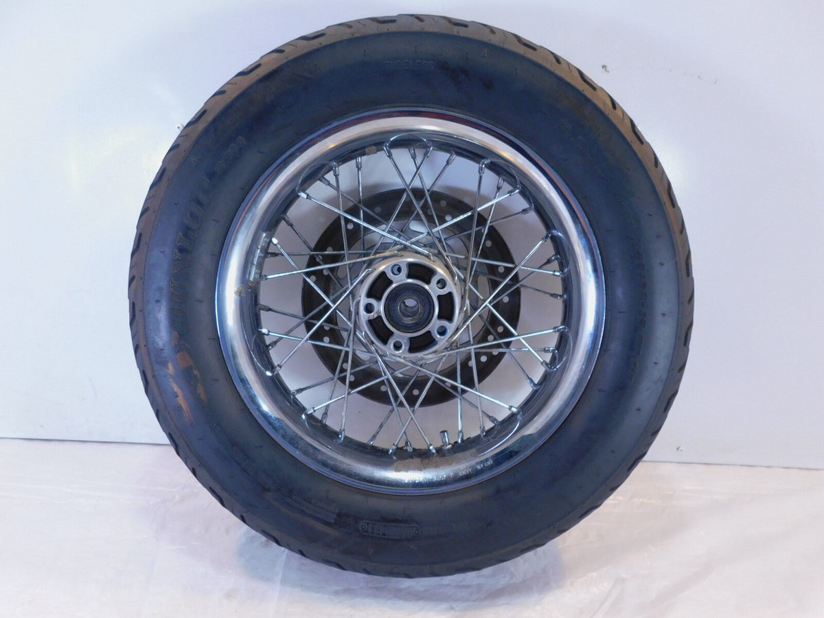 Harley Davidson Softail Heritage Classic & Deluxe Laced Rear Wheel Rim w/ Tire
