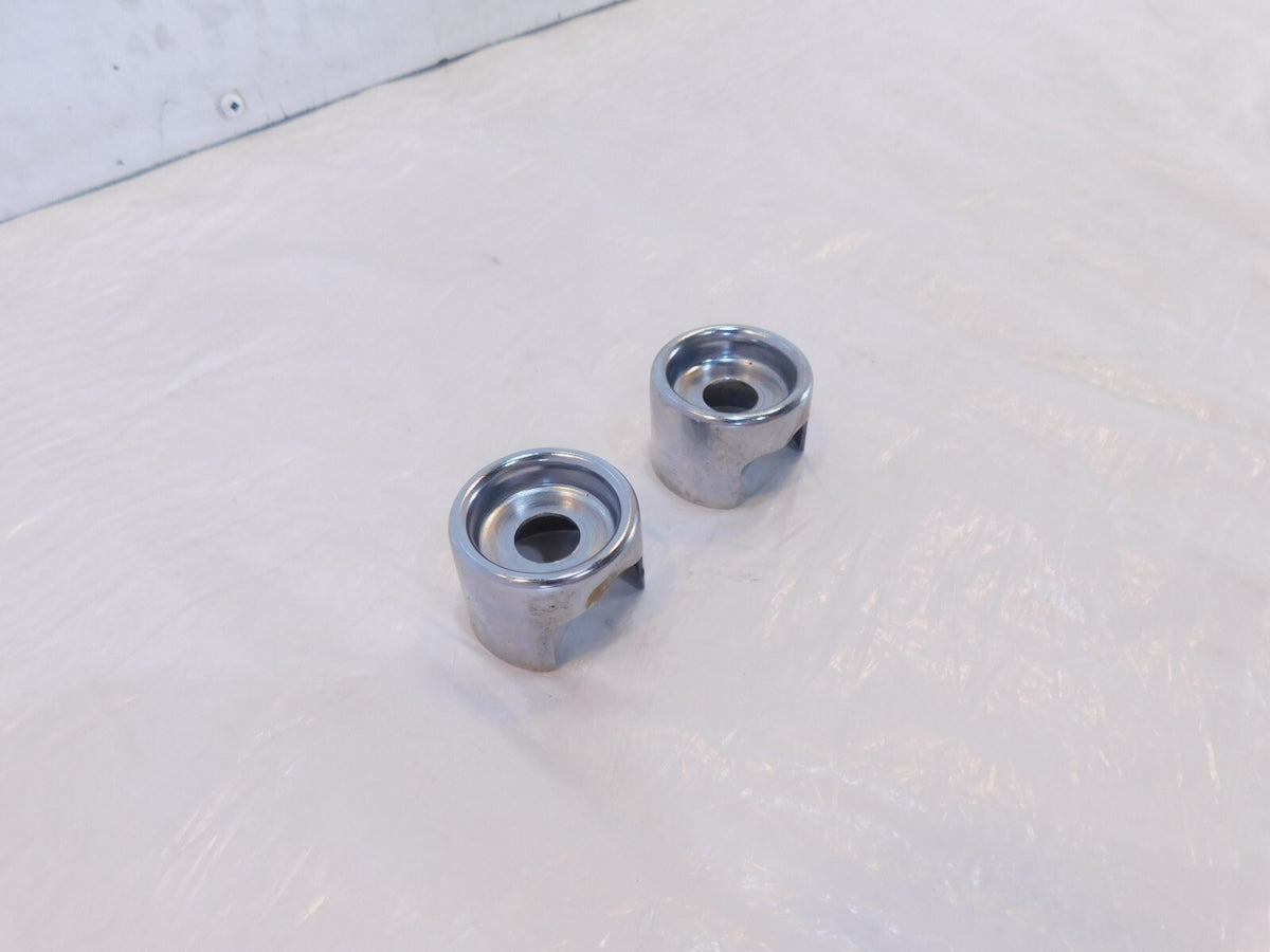 1986-1990 Harley Davidson Sportster 883 & 1200 Chrome Rear Shock Bolt Covers - C3 Cycle