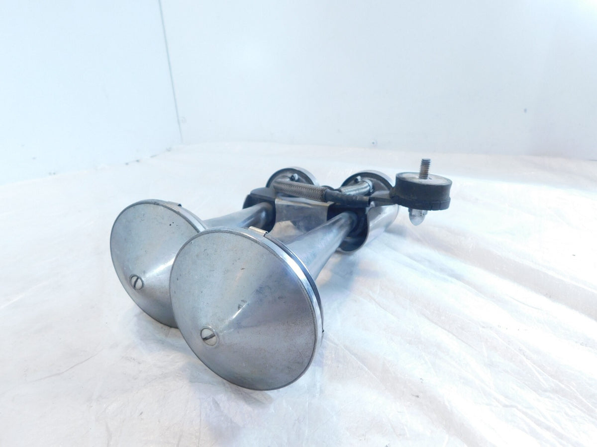 Harley Davidson Touring Dyna Softail & Sportster Chrome Dual Air Horns - C3 Cycle