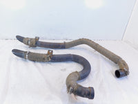 2006-2010 Victory Kingpin Black Dual Front & Rear Exhaust Header & Muffler Pipes - C3 Cycle