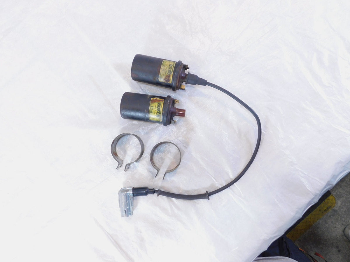 BMW Airhead R100 R60 R75 R90 R100RT Bosch Engine Motor Ignition Coils & Brackets - C3 Cycle