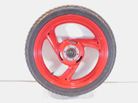 1993-1994 Yamaha FZR600R FZR600 FZR 600 Red Cast Front Wheel Rim & Hub w/ Tire - C3 Cycle