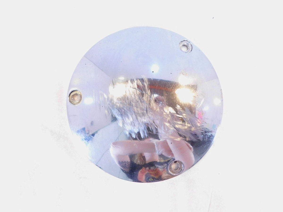 Harley Davidson Evo Softail Dyna & FXR Left Engine Chrome Derby Clutch Cover - C3 Cycle
