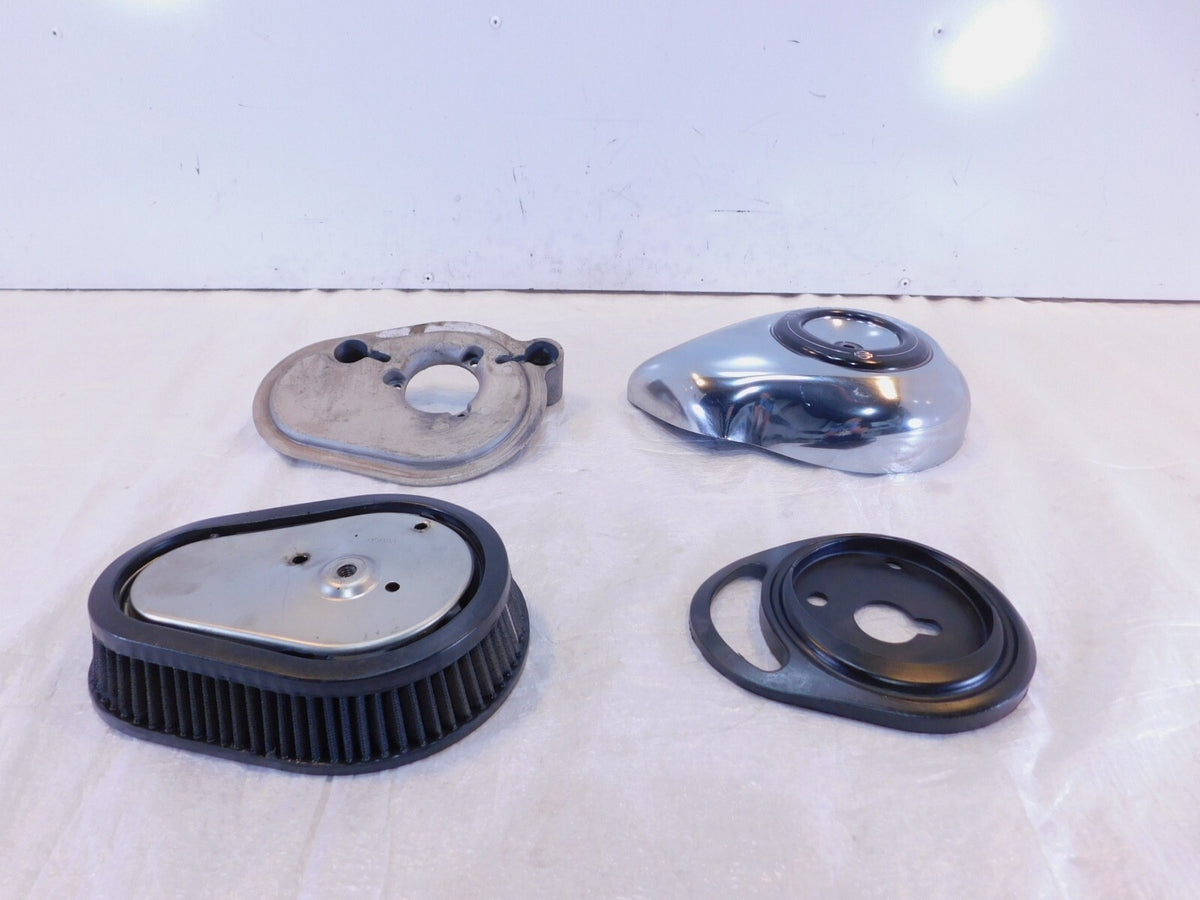 Harley Davidson Dyna Low Rider & Street Bob Chrome Air Intake Cleaner Cover - C3 Cycle