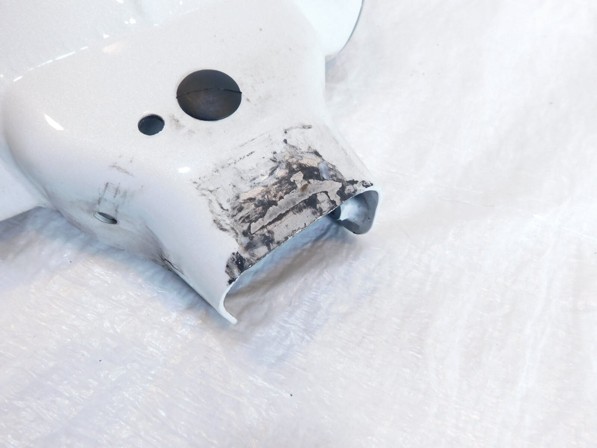 18-19 Indian Roadmaster Elite White & Silver Fuel Gas Petrol Tank Reservoir Cell - C3 Cycle