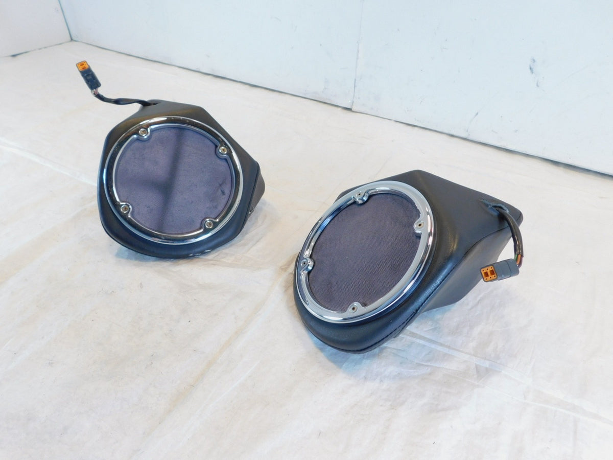 Harley Davidson Electra Glide Road Glide Tour Pak Polk Rear Speakers & Boxes - C3 Cycle