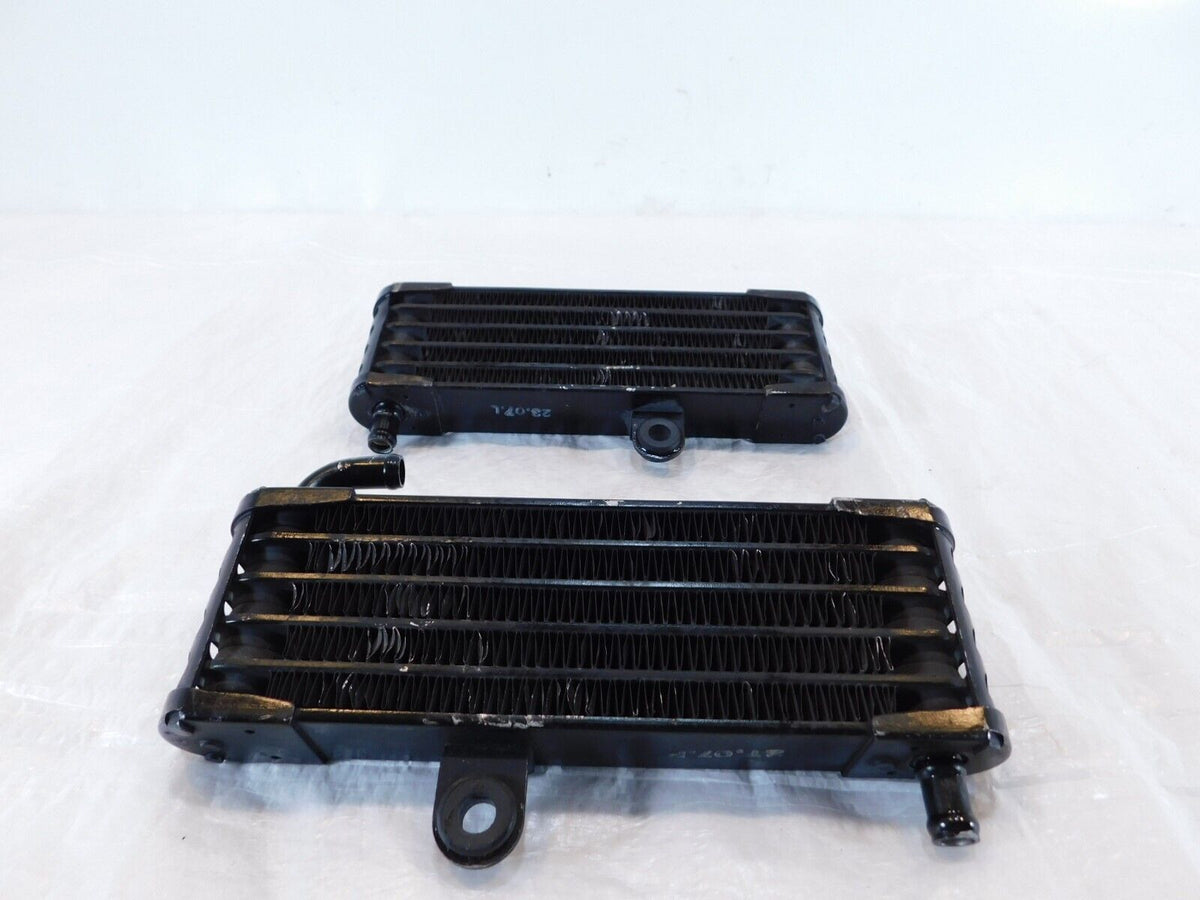 Aprilia RSV1000R RSV 1000 Tuono R Black Left/Right Engine Motor Oil Coolers - C3 Cycle