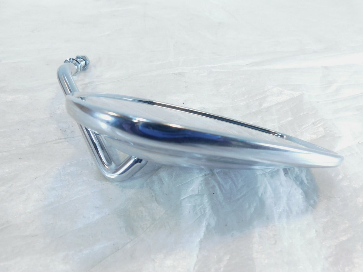 Harley Davidson FXR & Softail & Dyna & Sportster Left Chrome Rear View Mirror - C3 Cycle