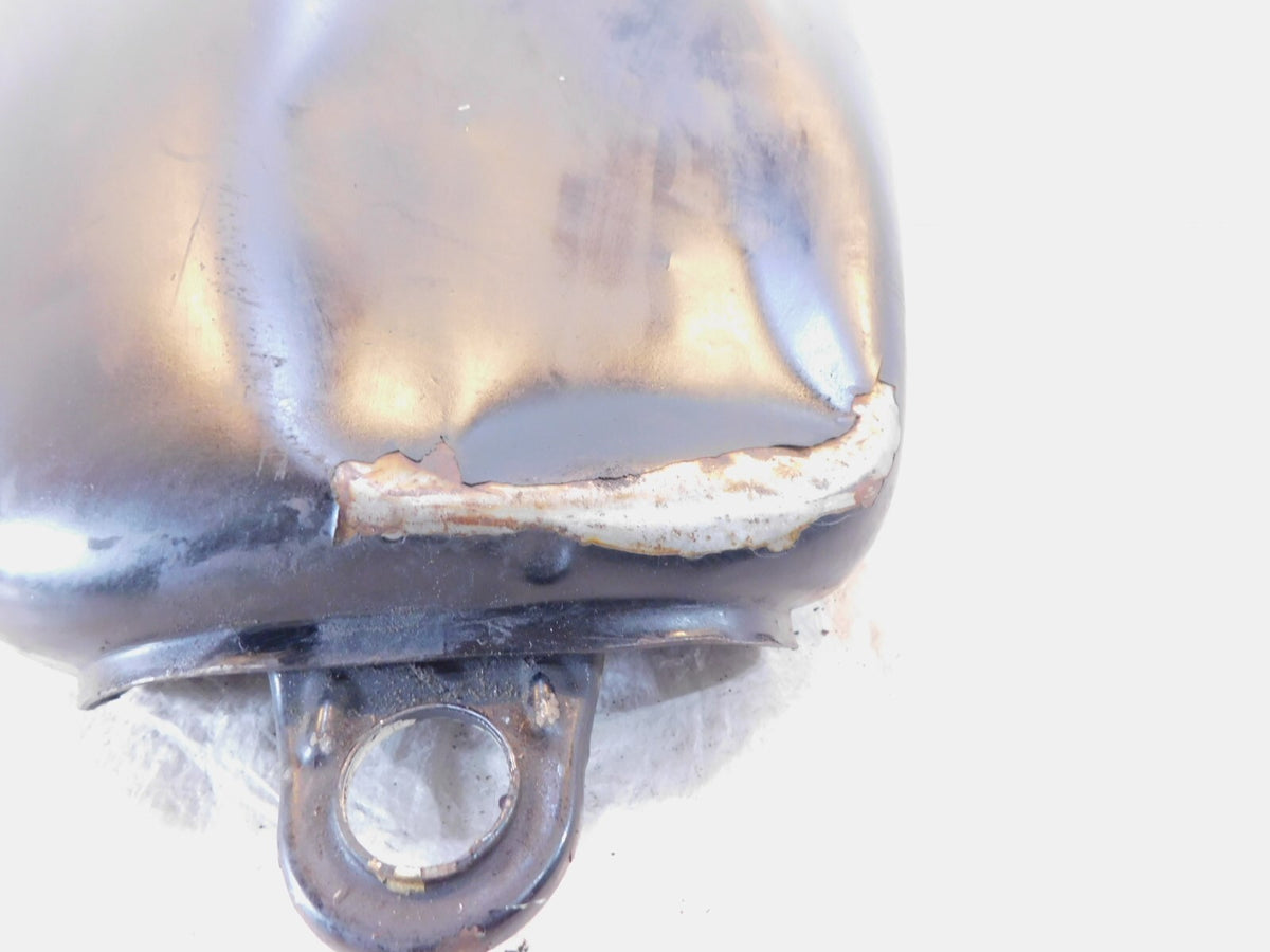 1986 Yamaha Virago 1100 XV1100 Black Gas Petrol Fuel Tank Reservoir - Dented - C3 Cycle