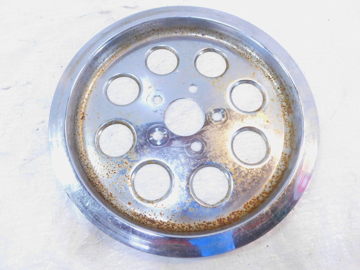 Harley EVO Softail Dyna & Electra Glide Rear Wheel Pulley Sprocket Chrome Cover - C3 Cycle