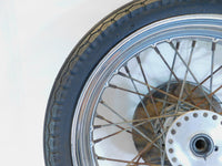 Harley Davidson XLH Ironhead Sportster 1000 Laced Spoked Front Wheel Rim & Tire - C3 Cycle