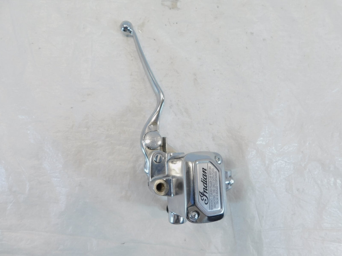 Indian Chief Chieftain Roadmaster & Springfield Chrome Front Master Cylinder - C3 Cycle