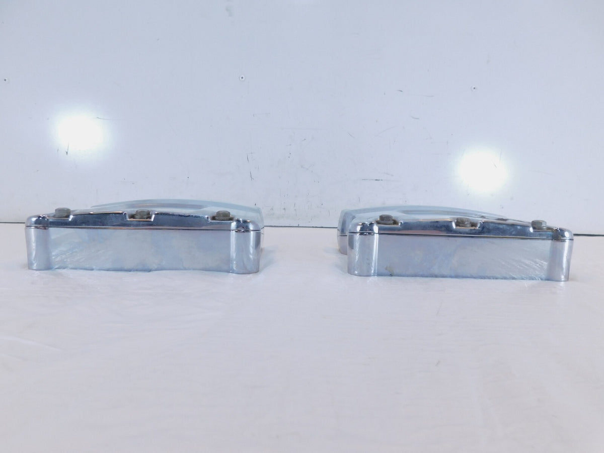 Harley Davidson Touring Dyna & Softail Chrome Cylinder Head Rocker Boxes