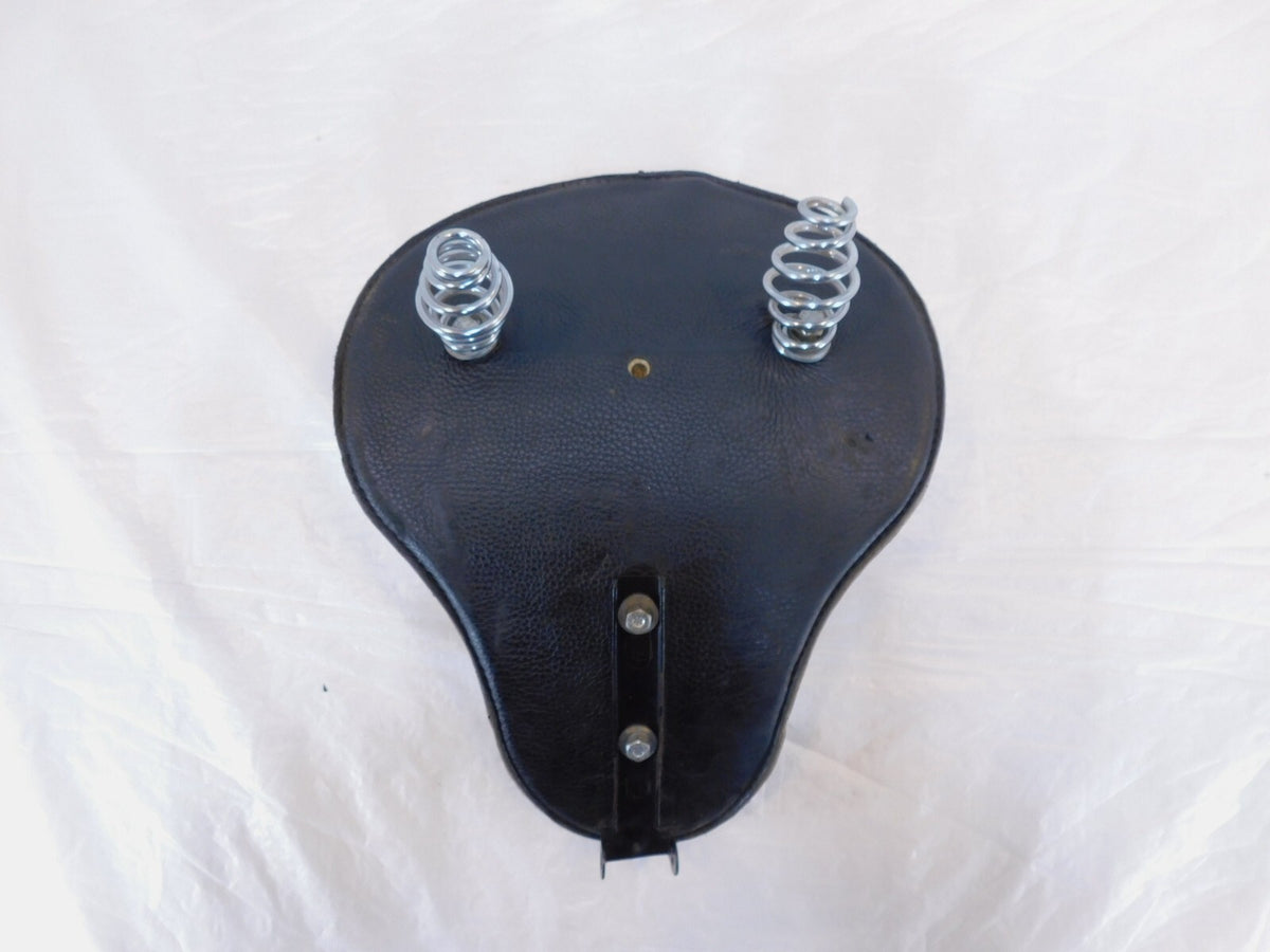 1983-2003 Harley Davidson Sportster 883 & 1200 Custom White Spring Solo Seat - C3 Cycle