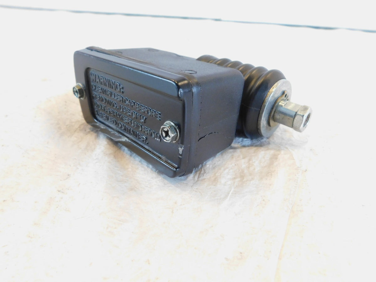 Harley Davidson Dyna Super Glide Black Rear Foot Brake Master Cylinder Reservoir - C3 Cycle