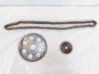 Set Harley Davidson Sportster 883 1000 1100 & 1200 Chain Drive Gear Sprockets - C3 Cycle