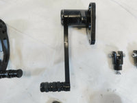 Harley Davidson EVO Softail Custom Fit Black Billet Forward Control Pedals Set - C3 Cycle
