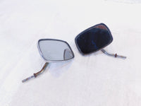 Harley Davidson FXR Softail Dyna & Sportster Right Left Square Rear View Mirrors - C3 Cycle