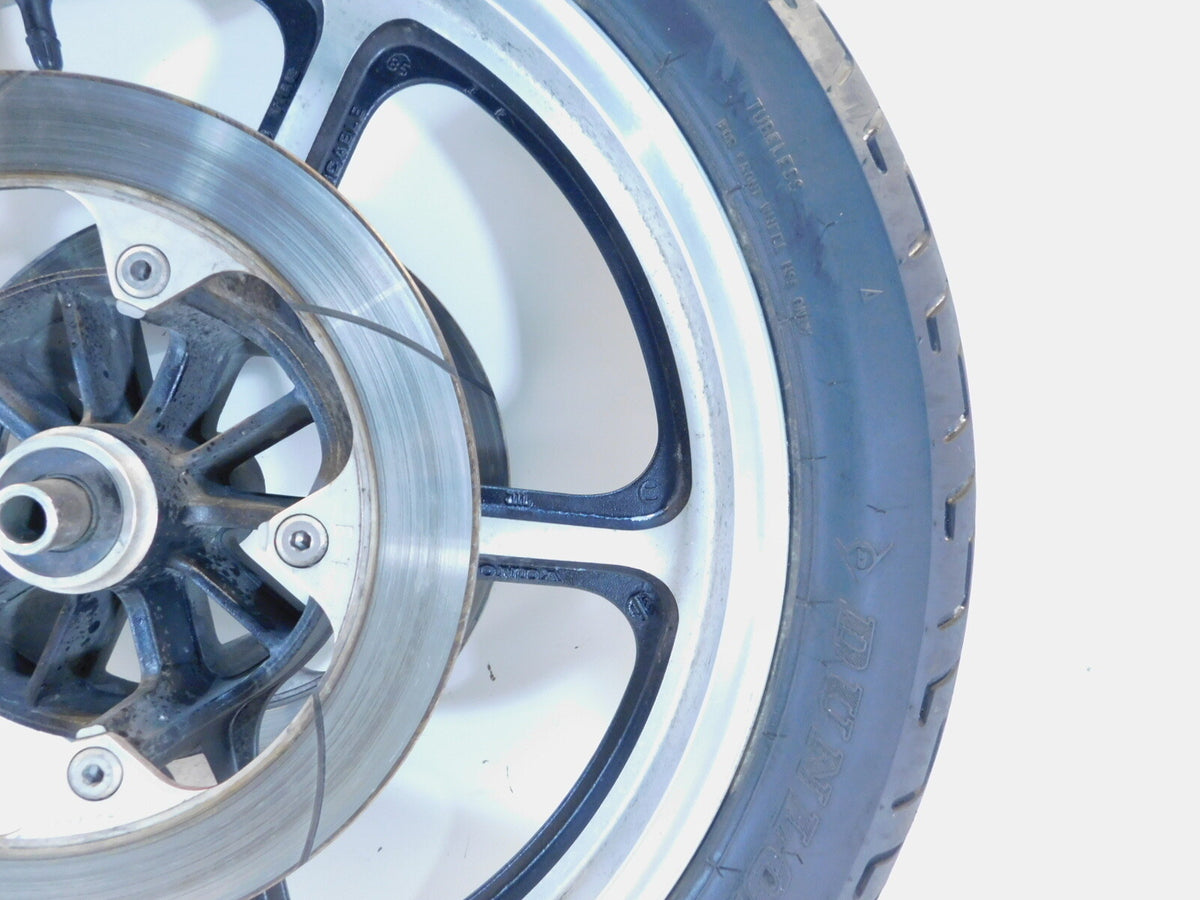 1985 & 1986 Honda VT1100C Shadow 1100 Cast 5 Spoke Front Wheel Rim Tire & Rotors - C3 Cycle