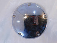 Harley Davidson Twin Cam Softail & Dyna Left Engine Chrome Derby Clutch Cover - C3 Cycle