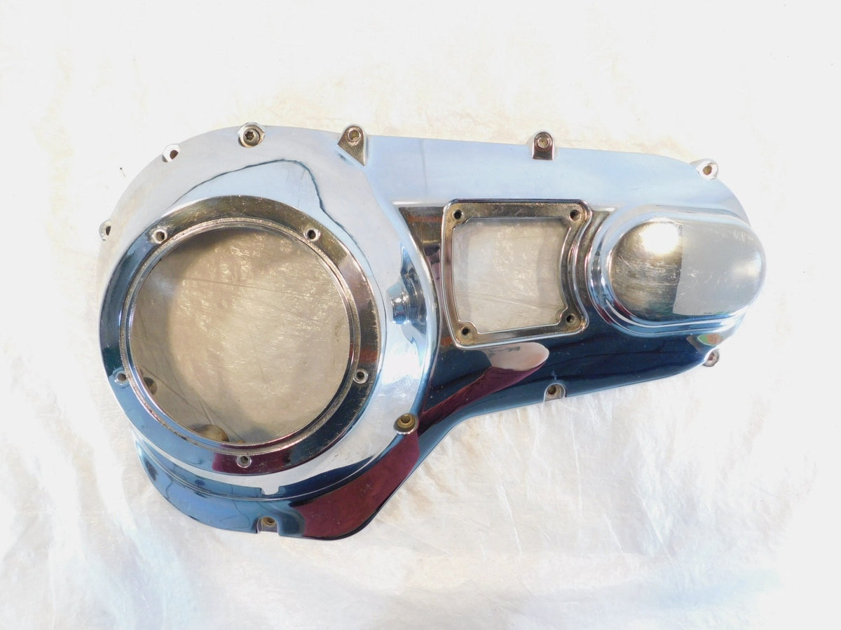 Harley Davidson Road King & Electra Glide Chrome Left Engine Motor Clutch Cover - C3 Cycle