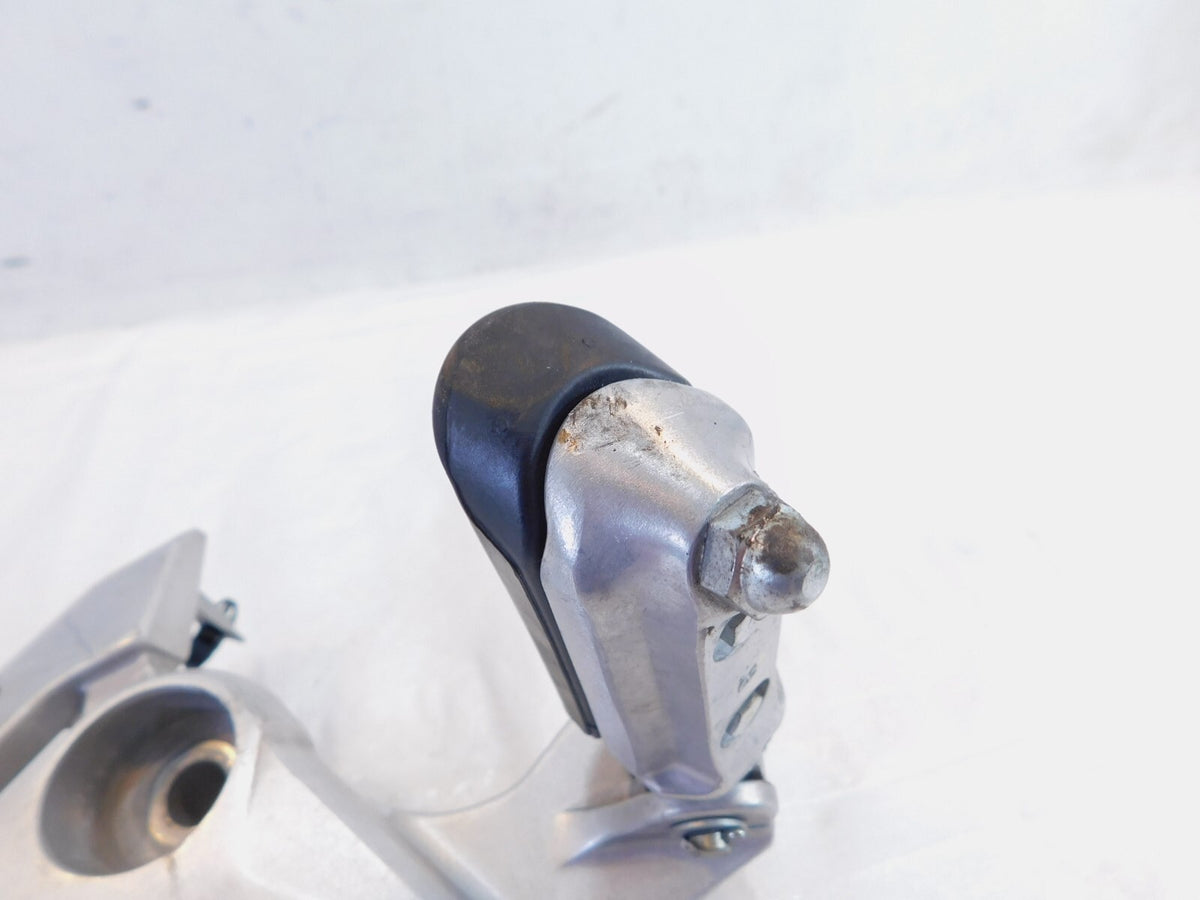 17-20 Honda Z125 Grom 125 Front & Rear Right Footpegs Footrests & Mount Bracket - C3 Cycle