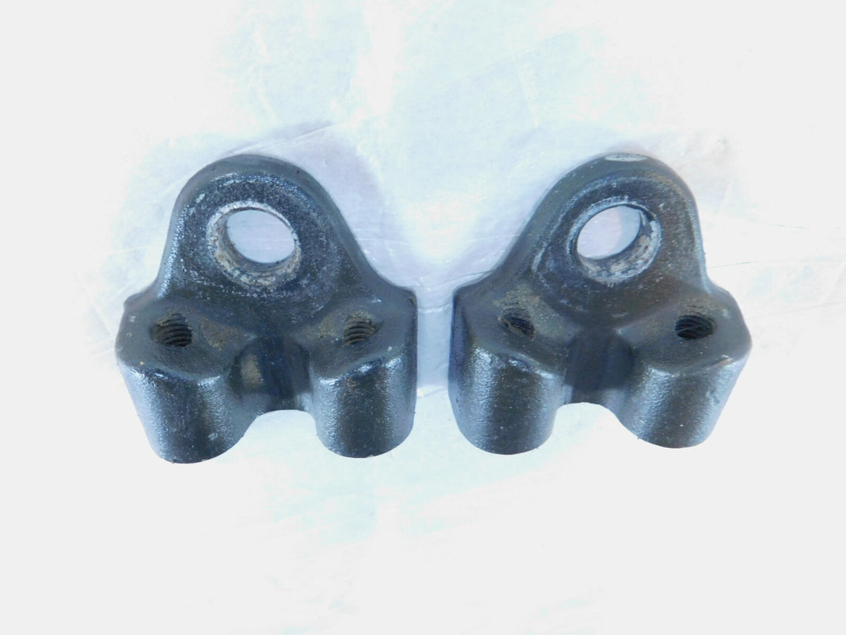 2003 2004 & 2005 Victory Vegas & Kingpin Black Front Engine Motor Mount Brackets - C3 Cycle